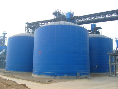 江口水泥钢板库改造