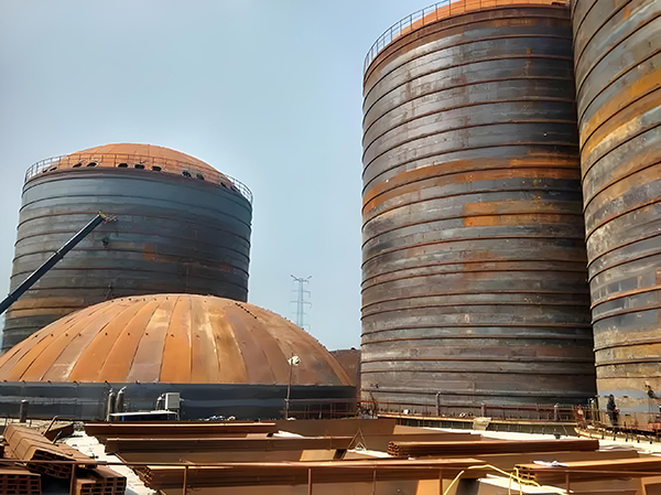 江口焦粉钢板仓